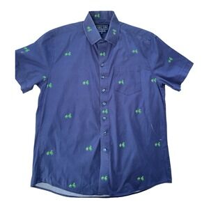 Section 119 Grateful Dead Terrapin Turtle Shirt Mens Medium Button Down Blue